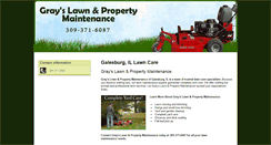 Desktop Screenshot of grayslawnandpropertymaintenance.com